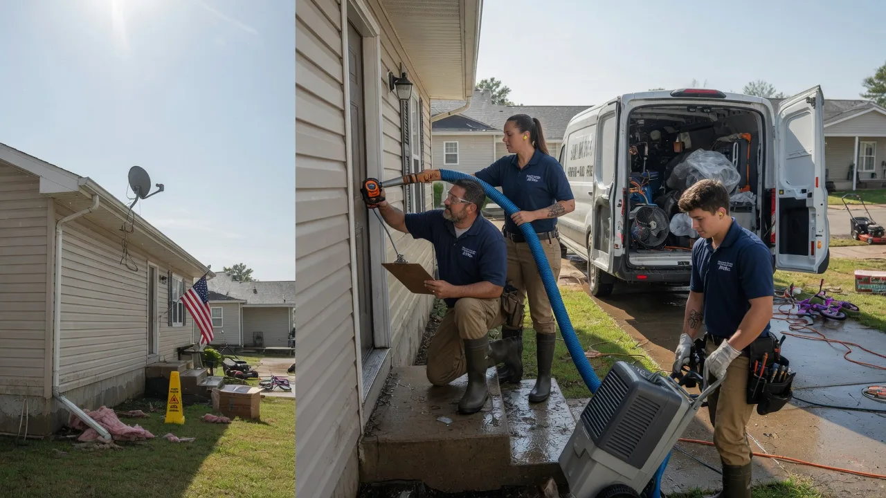 Ceiling Water Damage Restoration in Zanesville, IN near me